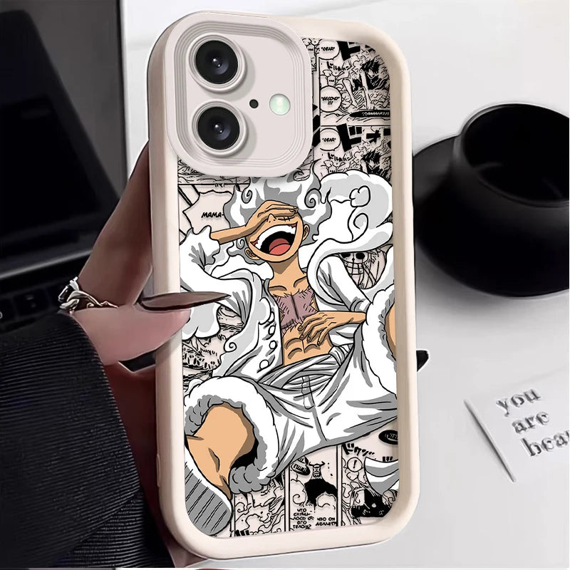Anime O-One Piece Phone Case For iPhone 16E 16 15 14 13 12 11 Pro Max X XS X S Max XR SE 2020 SE4 7 8 Luxury Soft Silicone Cover