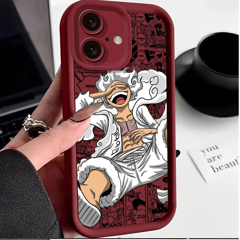 Anime O-One Piece Phone Case For iPhone 16E 16 15 14 13 12 11 Pro Max X XS X S Max XR SE 2020 SE4 7 8 Luxury Soft Silicone Cover