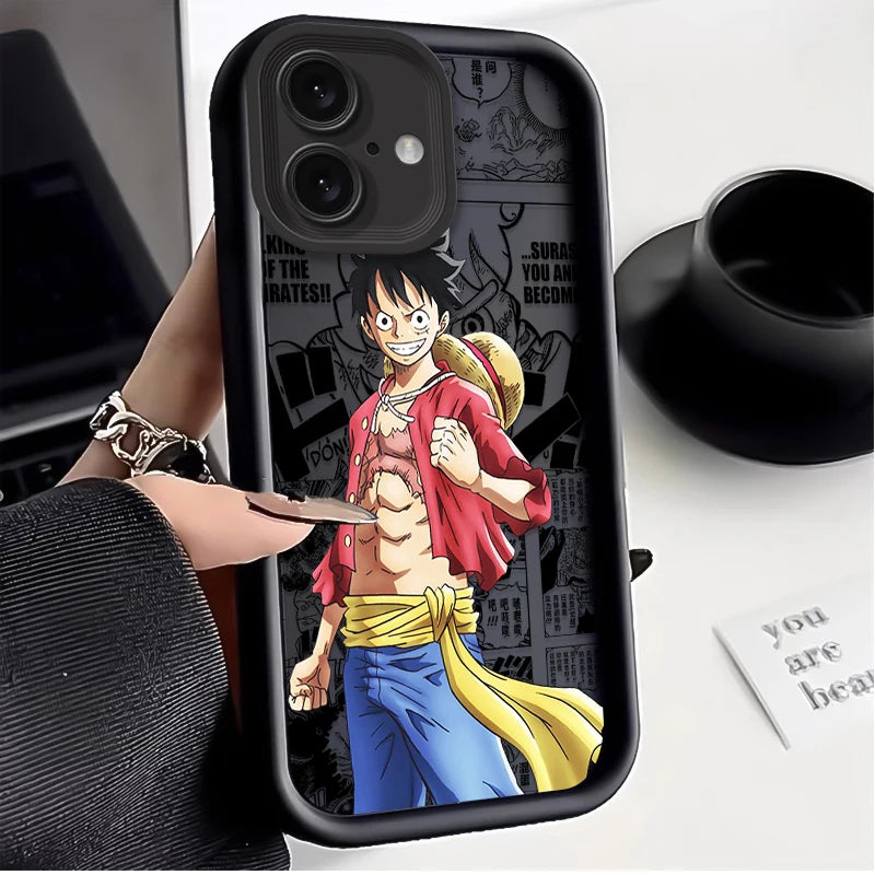 Anime O-One Piece Phone Case For iPhone 16E 16 15 14 13 12 11 Pro Max X XS X S Max XR SE 2020 SE4 7 8 Luxury Soft Silicone Cover
