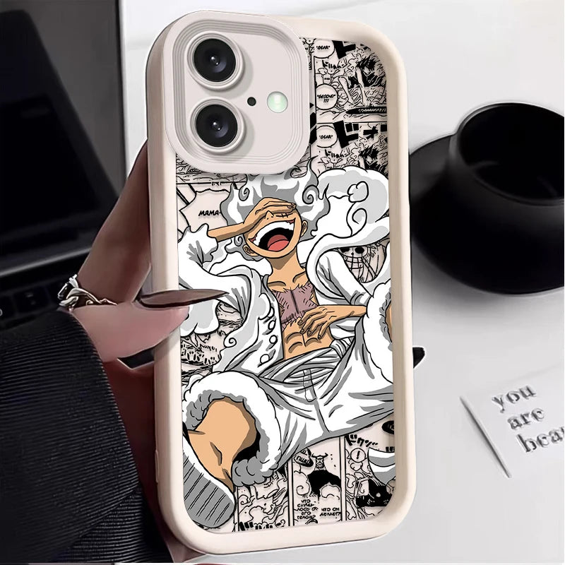 Anime O-One Piece Phone Case For iPhone 16E 16 15 14 13 12 11 Pro Max X XS X S Max XR SE 2020 SE4 7 8 Luxury Soft Silicone Cover