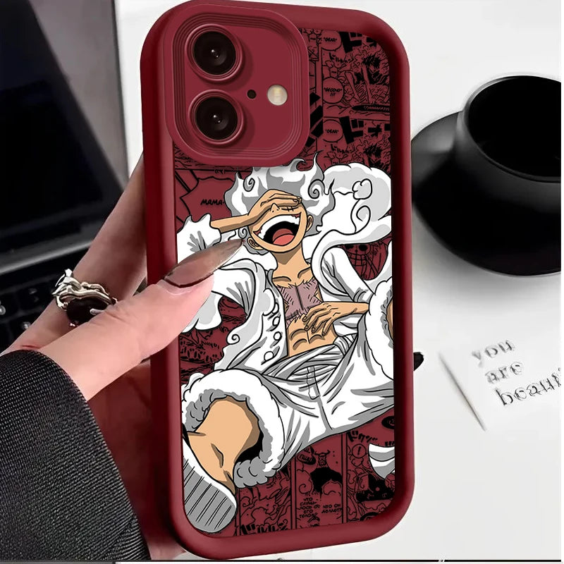 Anime O-One Piece Phone Case For iPhone 16E 16 15 14 13 12 11 Pro Max X XS X S Max XR SE 2020 SE4 7 8 Luxury Soft Silicone Cover